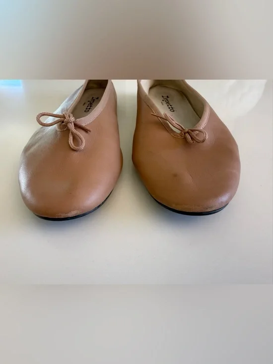 Repetto Lilouh Leather Ballet Flats Carnation Nude Pink Size 40 fits 8.5 or 9 US - Picture 10 of 12